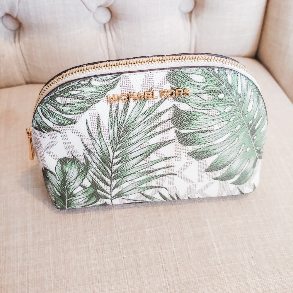 COPY - Michael Kors Cosmetic Pouch 🌴 PALM TREE DE…